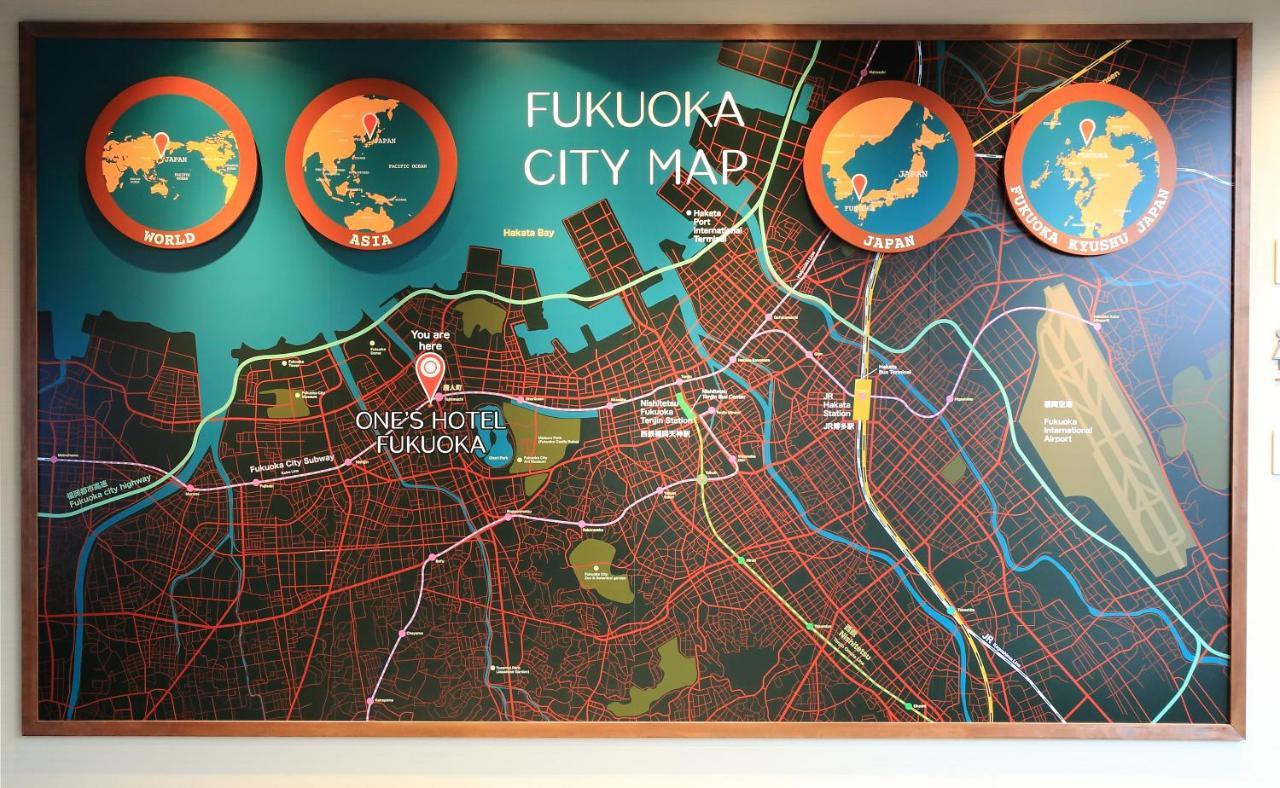 One'S Hotel Fukuoka Экстерьер фото